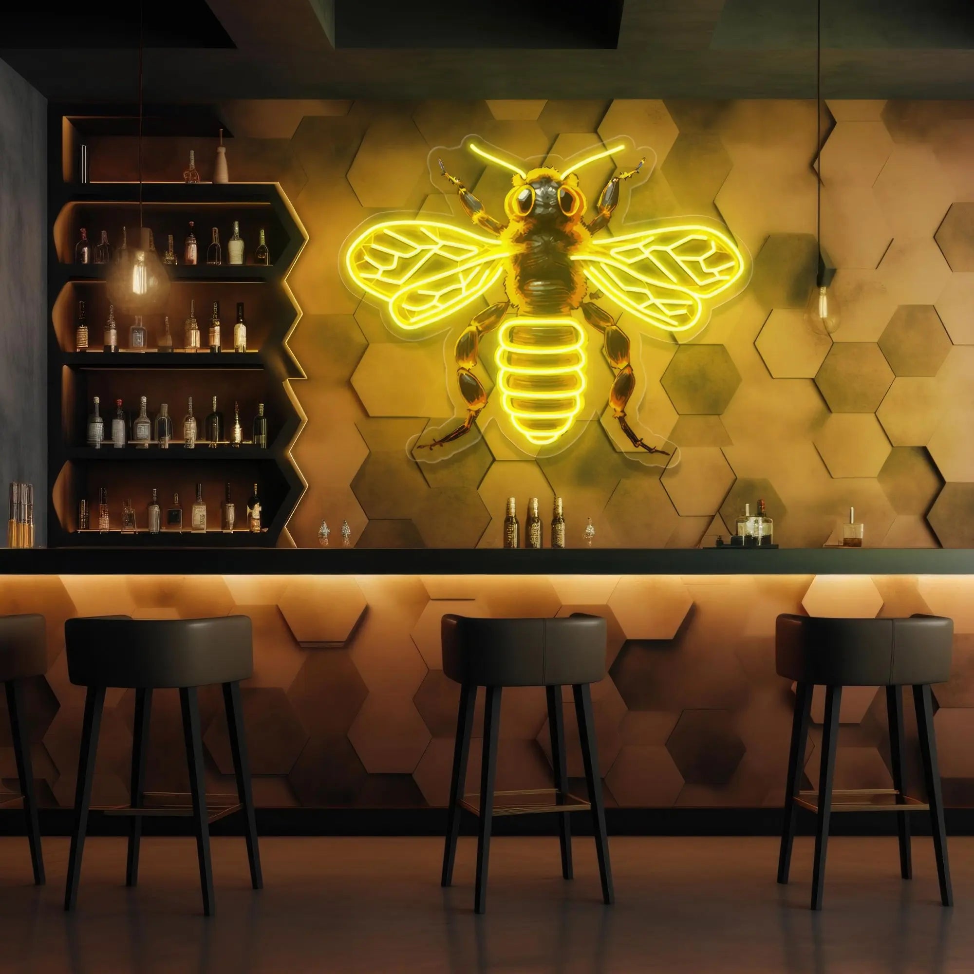 Bee LED Sign